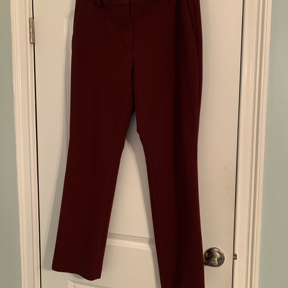 Ann Taylor Burgundy Slacks